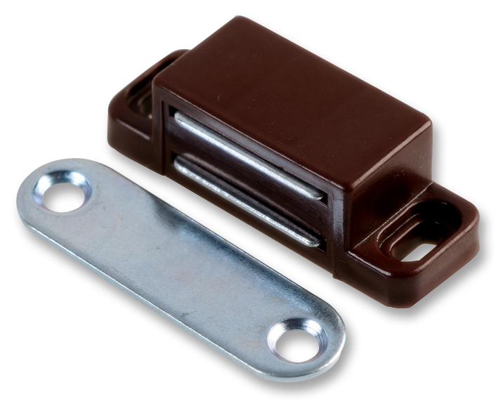 D00845 MAGNETIC CATCH, SMALL, BROWN (PK10) DURATOOL