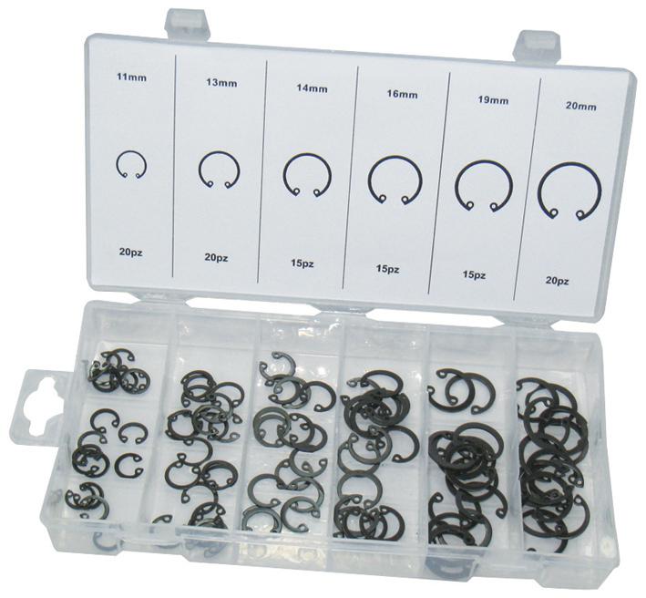 D01892 CIRCLIP SET, INTERNAL, 100PCS DURATOOL