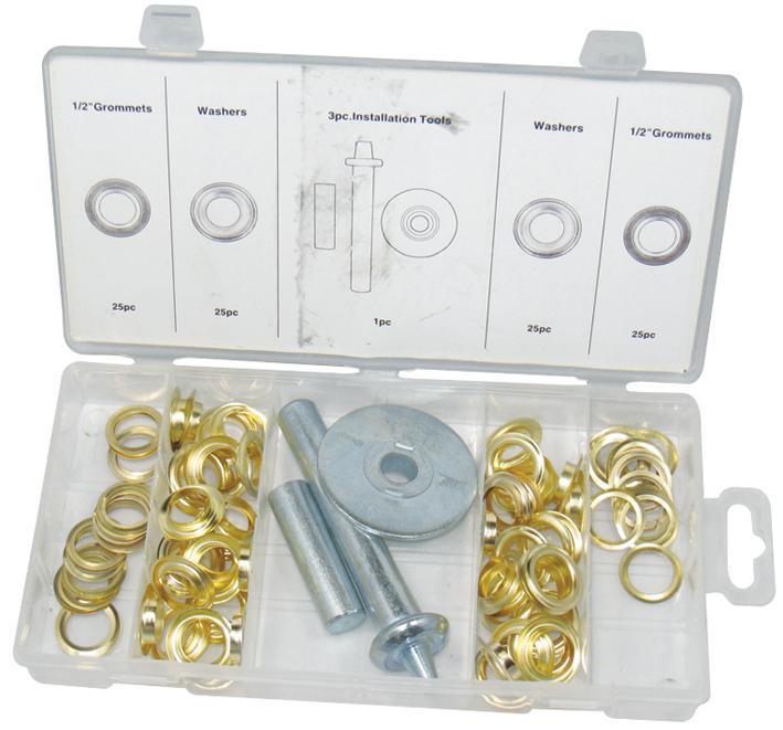 D01896 TARPAULIN REPAIR KIT, 103PC DURATOOL
