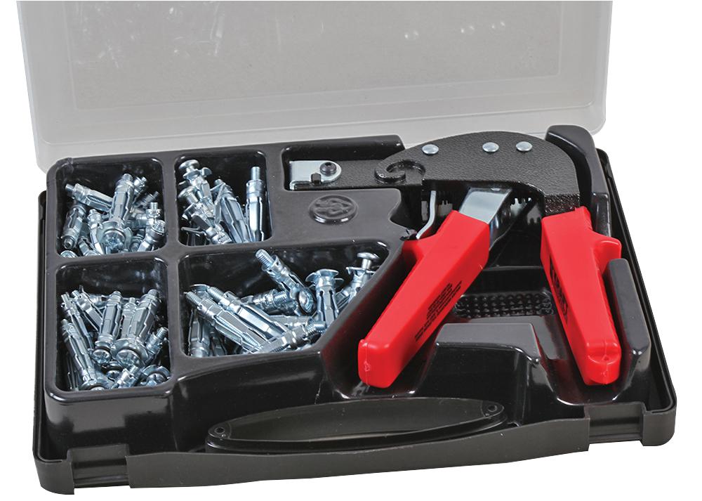 D03202 HOLLOW WALL ANCHOR & TOOL KIT - 72PC DURATOOL