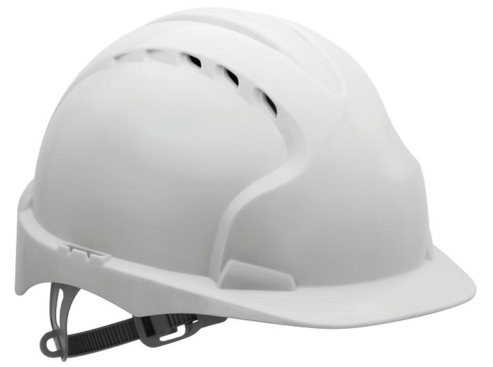 AJF160-000-100 SAFETY HELMET, EVO3,SLIP RATCHET, WHITE JSP