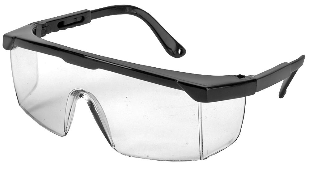 8E20C SAFETY GLASSES WRAPAROUND, CLEAR LENS ST