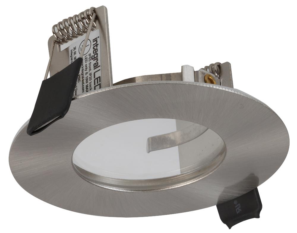 ILDLFR70D002 DOWNLIGHT LED EVOFIRE SATIN NICKEL GU10 INTEGRAL LED