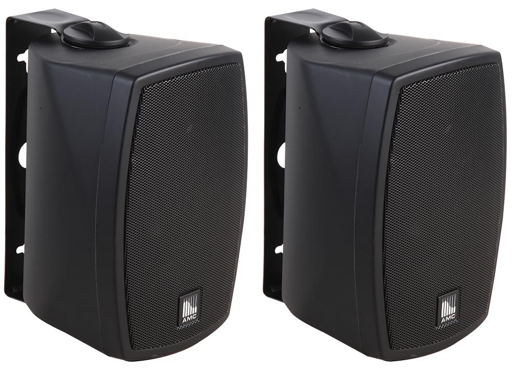 IPLAY4TB COMPACT MUSIC SPEAKER C/W BKT PAIR BLACK AMC