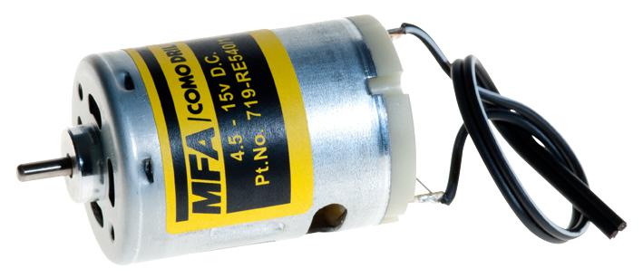 719RE540/1 MOTOR,4.5-15V, 450MA, 5 POLE MFA