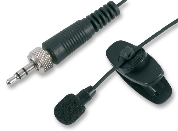 MIC-500LJ BLACK MICROPHONE, LAVALIER, LOCK JACK PULSE