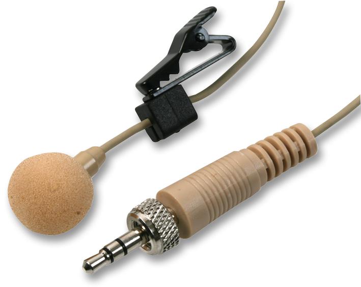 MIC-500LJ BEIGE MICROPHONE, LAVALIER, LOCK JACK PULSE