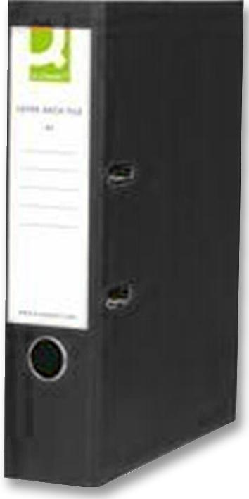 KF20038 X1 LEVER ARCH FILE A4 BLACK Q CONNECT