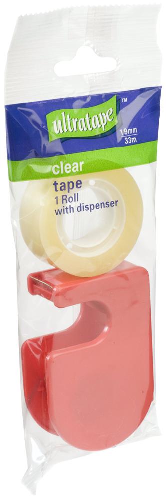 RT03271933 ET CLEAR TAPE 19MM X 33M (1RL & DISP) ULTRATAPE