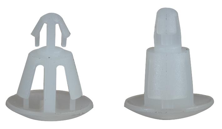 D01455 PCB SPACER SUPPORT, NYLON66, NATURAL DURATOOL