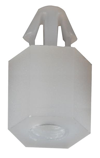 D01466 PCB SPACER SUPPORT, NYLON66, NATURAL DURATOOL