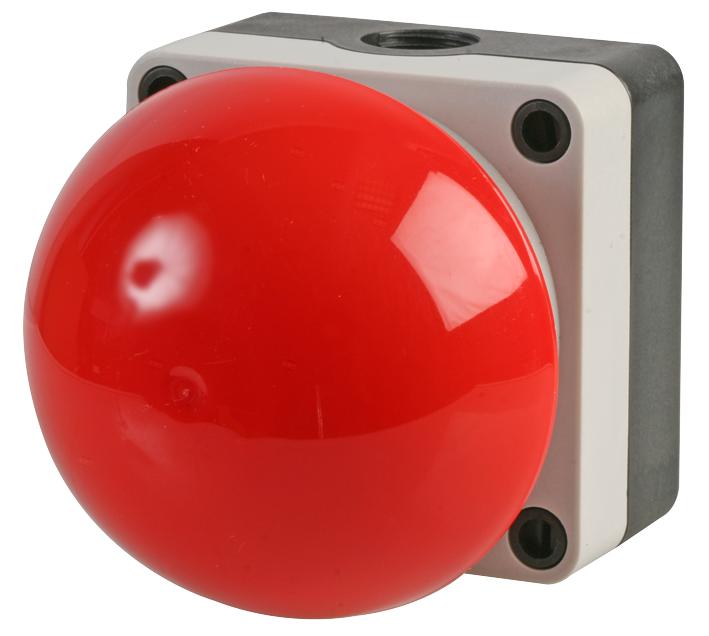 1DE.SP.21NR-POS CONTROL STATION, FOOT SW, IP66, PLASTIC HYLEC