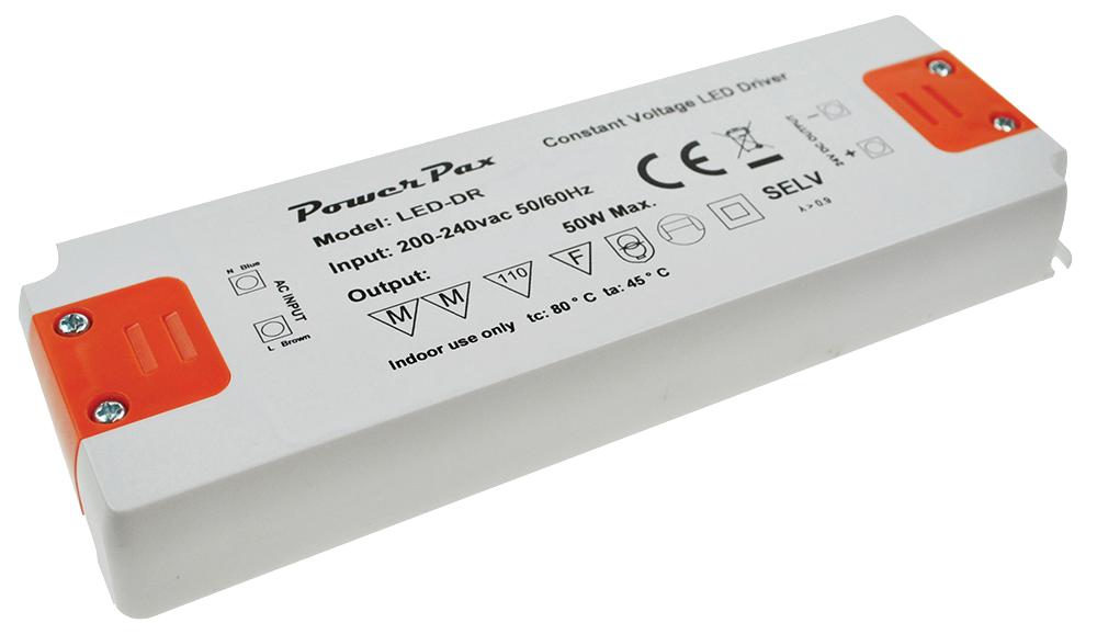 LED-DR-24V-30W LED DRIVER 24V 1A CONSTANT VOLTAGE POWERPAX