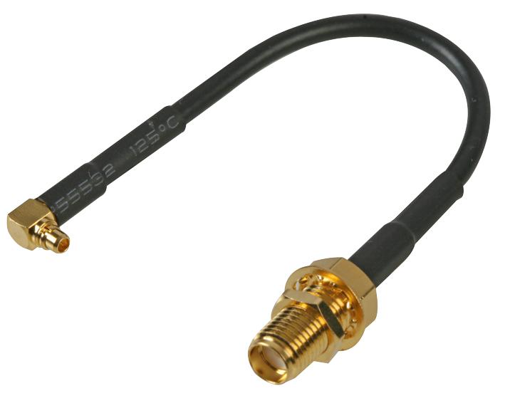 CBA-SMA-MMCXRA CABLE ASSY, SMA F / MMCX M, 100MM RF SOLUTIONS