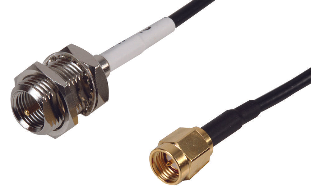 ASMA030Y174S11 300MM RG174 CABLE, SMA M / FME M B/HEAD SIRETTA