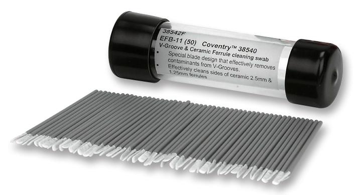 38542F SWAB, V-GROOVE AND FERRULE, PK50 CHEMTRONICS