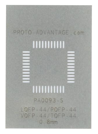 PA0093-S STENCIL, SS, LQFP TO SMT DIP ADAPTER PROTO ADVANTAGE