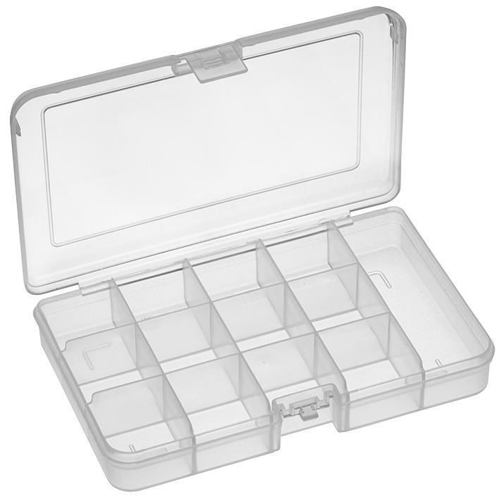 101FTN STORAGE BOX, 10 COMPARTMENT, TRANSPARENT MULTICOMP PRO