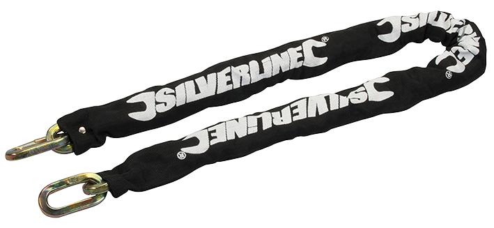 719795 SLEEVED HIGH SECURITY CHAIN 1200MM SILVERLINE