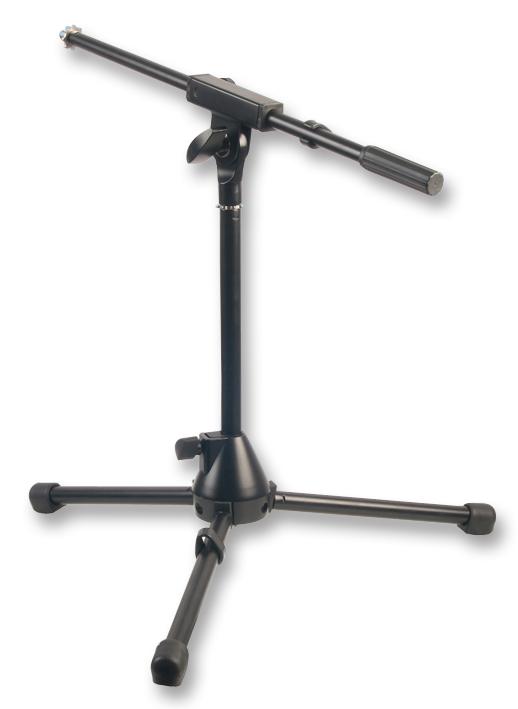 PLS00042 MICROPHONE STAND, SHORT, BLACK PULSE