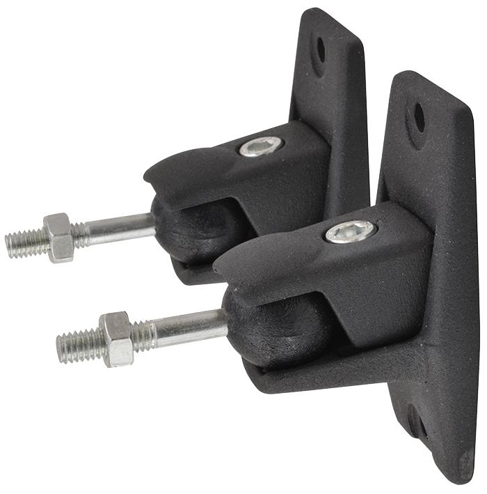 129.207UK UNIVERSAL SPEAKER MOUNT, BLK, PAIR ADASTRA
