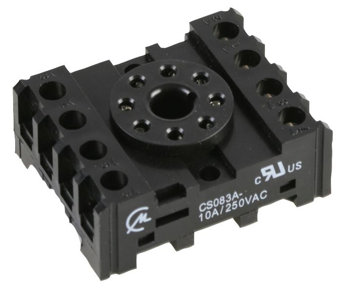 CS083AN 8 PIN RELAY BASE, IP20 CAMDENBOSS