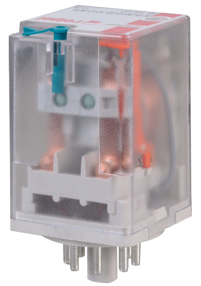 R15-2013-23-1012-WTL OCTAL 11-PIN RELAY, 10A, 3PCO, 12VDC RELPOL