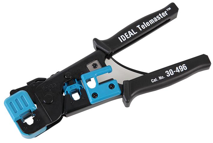 30-496 CRIMP TOOL, RATCHET, MODULAR PLUG CONN IDEAL