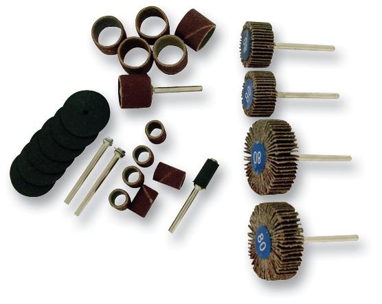 RC9001 SANDING SET, 25 PIECE ROTACRAFT
