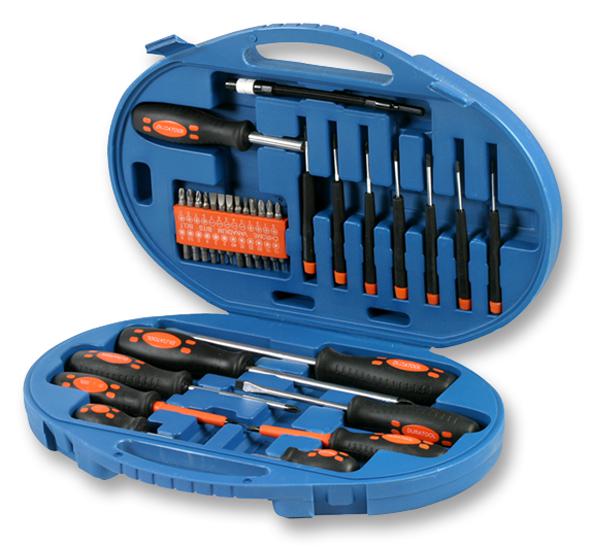 D00162 SCREWDRIVER, ACCESSORY KIT, 42PC DURATOOL