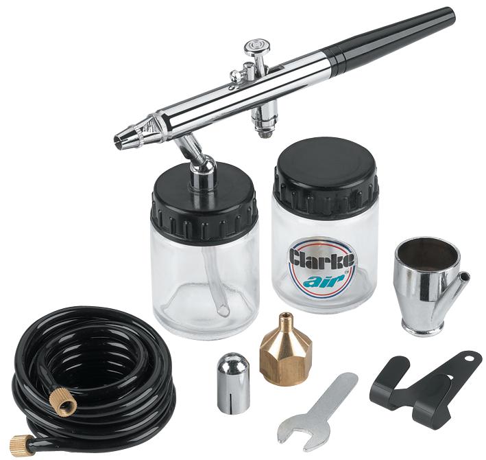 CAB3P AIR BRUSH KIT, 3PIECE CLARKE INTERNATIONAL