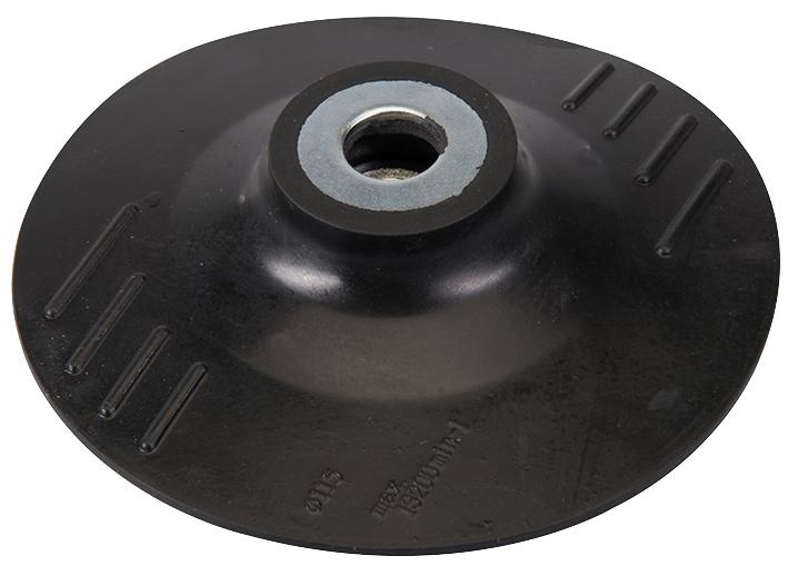 941859 GRINDER RUBBER BACKING PAD, 115MM SILVERLINE