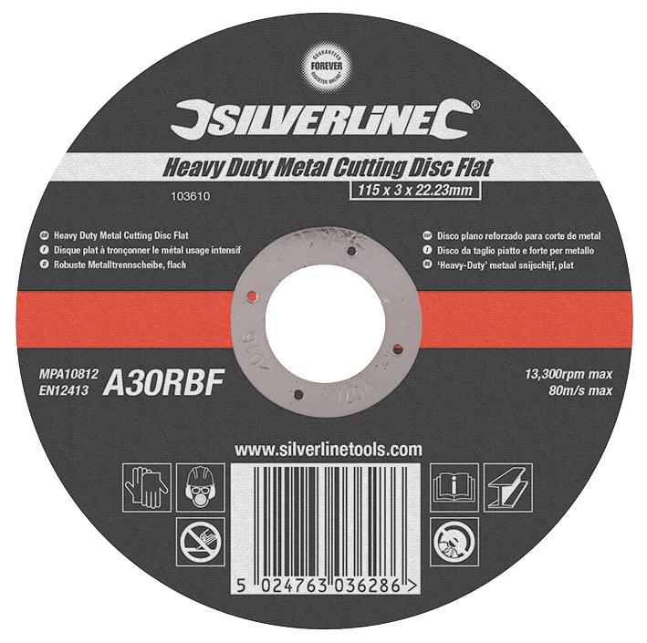 103610 METAL CUTTING DISC, 115MM SILVERLINE
