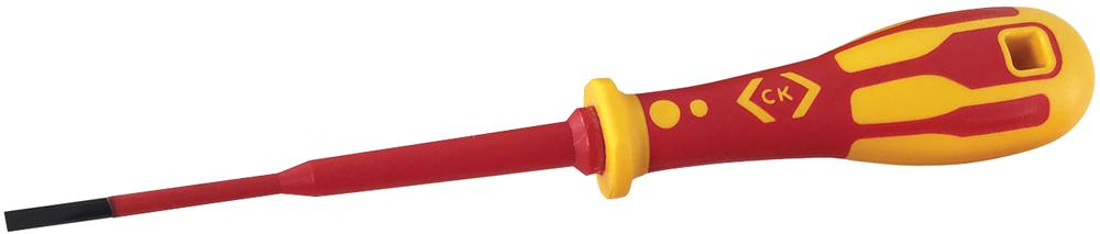 T49244-035 SLOTTED SCREWDRIVER, 3.5M DIA, 195MM CK TOOLS