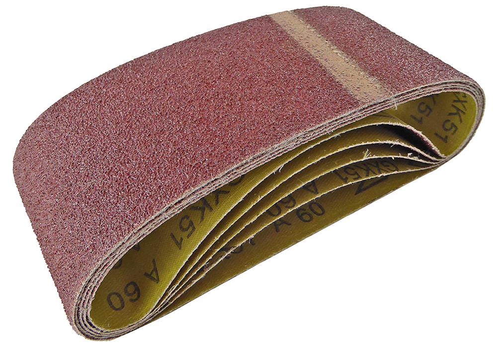 AB075457C SANDING BELT 75MM X 457MM 60 GRIT (PK 5) TOOLPAK