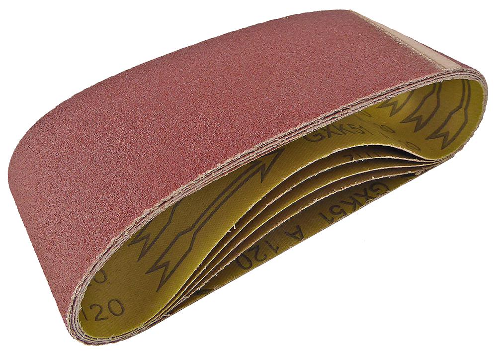 AB075457F SANDING BELT 75MM X 457MM 120 GRIT PK 5 TOOLPAK