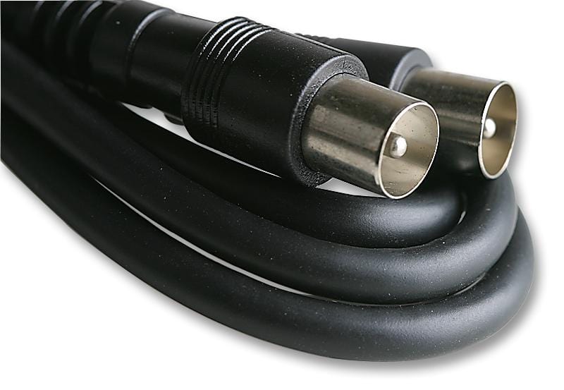 PRO SIGNAL Audio & Video AP00459 LEAD, COAX TV PLG-PLG, BLACK, 1M PRO SIGNAL 3709530 AP00459