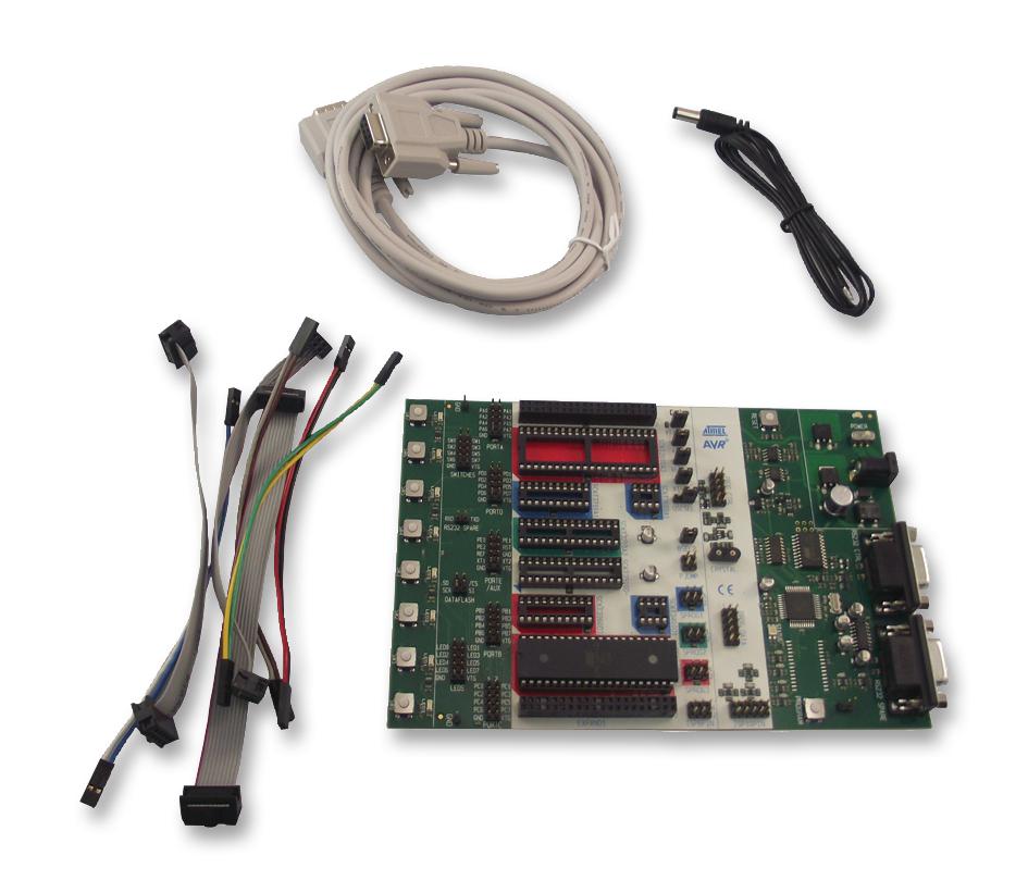 ATSTK500 STARTER KIT, RS232, FOR AVR MICROCHIP