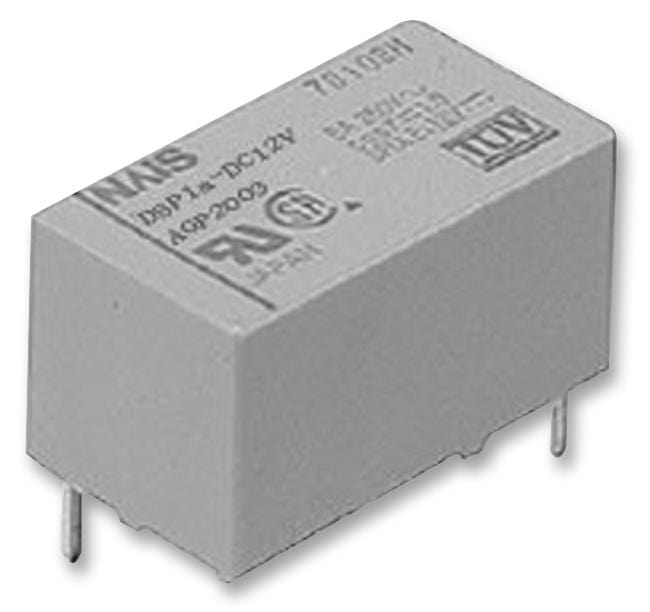 PANASONIC Power - General Purpose DSP1A-DC12V RELAY, SPST, 250VAC, 30VDC, 8A PANASONIC 1448354 DSP1A-DC12V
