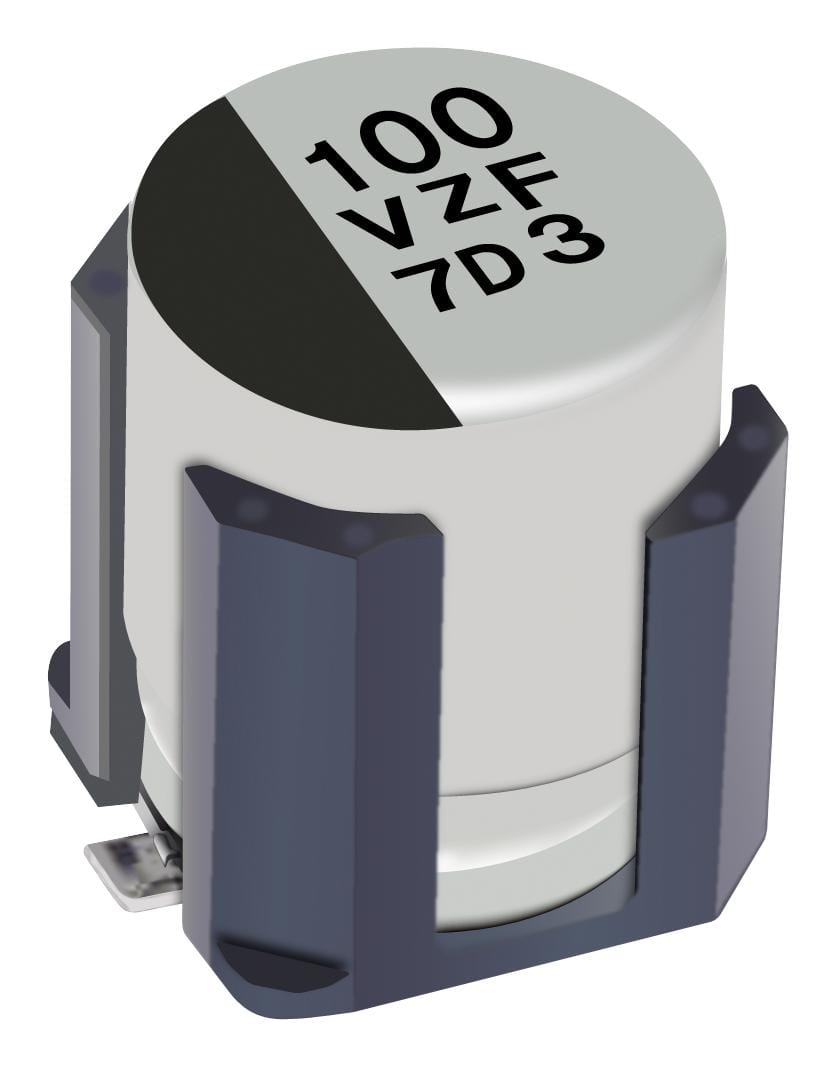 PANASONIC Aluminium Electrolytic Capacitors - Hybrid EEHZF1J560V CAP, 56UF, 63V, ALU ELEC, HYBRID, SMD PANASONIC 3442424 EEHZF1J560V