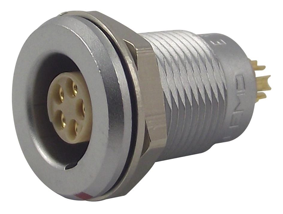 LEMO Industrial Circular EGG.0T.305.CLL CIRCULAR CONNECTOR, RCPT, 5POS, PANEL LEMO 2442849 EGG.0T.305.CLL