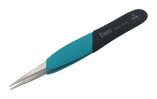 EOOSA - Tweezer, Ergonomic, Precision, 5 ", Stainless Steel Body, Stainless Steel Tip - WELLER EREM