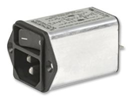 DC12.3102.101 - Filtered IEC Power Entry Module, IEC C14, General Purpose, 2 A, 250 VAC, 2-Pole Switch - SCHURTER