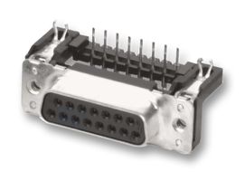 09 66 152 6612 - D Sub Connector, Right Angle, DB9, Standard, Receptacle, 9 Contacts, DE, Solder - HARTING