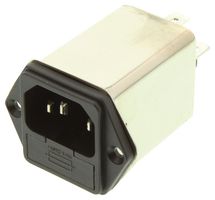 FN9260-4-06 - Filtered IEC Power Entry Module, IEC C14, General Purpose, 4 A, 250 VAC, 2-Pole Fuse Holder - SCHAFFNER