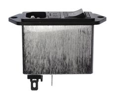 FN282-2-06 - Filtered IEC Power Entry Module, IEC C14, General Purpose, 2 A, 250 VAC, 2-Pole Switch - SCHAFFNER
