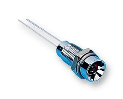 MC19030003 - LED Panel Mount Indicator, Red, 2.6 VDC, 6 mm, 45 mA, 15 mcd, Not Rated - MULTICOMP PRO