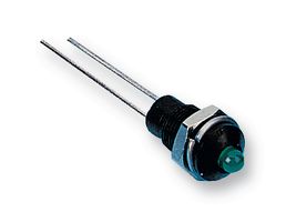 MC19021001 - LED Panel Mount Indicator, Green, 2.6 VDC, 6 mm, 45 mA, 27 mcd, Not Rated - MULTICOMP PRO