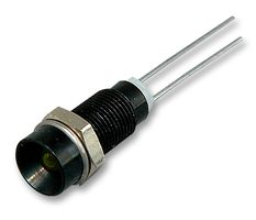 MC19031002 - LED Panel Mount Indicator, Yellow, 2.6 VDC, 6 mm, 45 mA, 28 mcd, Not Rated - MULTICOMP PRO