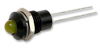 MC19041002 - LED Panel Mount Indicator, Yellow, 2.6 VDC, 8 mm, 45 mA, 25 mcd, Not Rated - MULTICOMP PRO